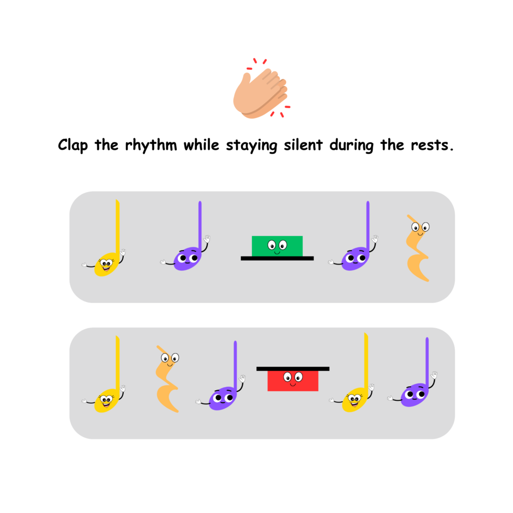 Rests in Music for Children
