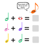 musical maths note values smiley note