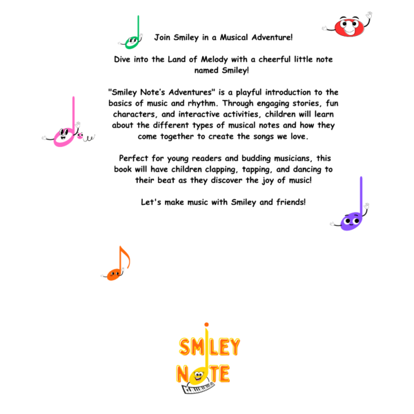 smiley note note values desription backcover