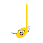 smiley note crotchet