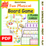 musical board game - music thoery for kids