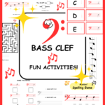 Bass clef activities