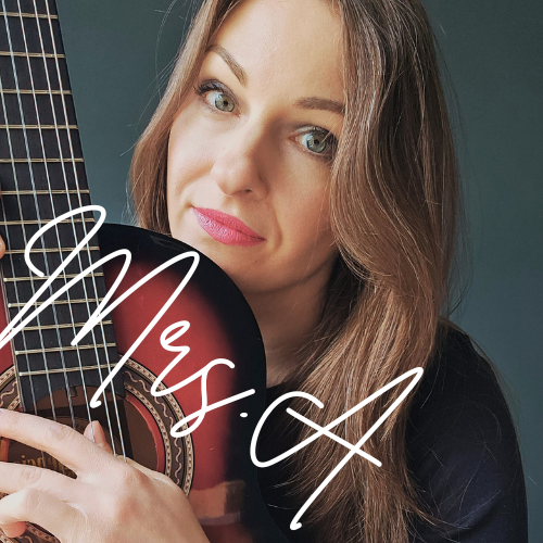 mrs.A - a music teacher- piano, guitar and ukulele teacher, creator of smiley note