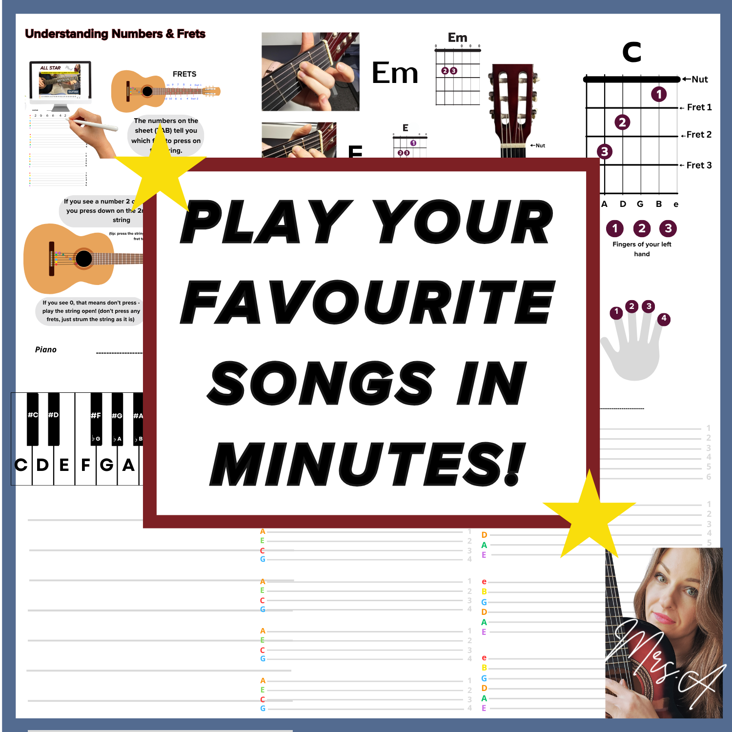 play your favourite songs in minutes on piano, guitar, ukulele