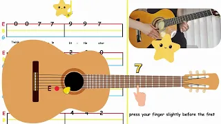 twinkle little star on one string guitar