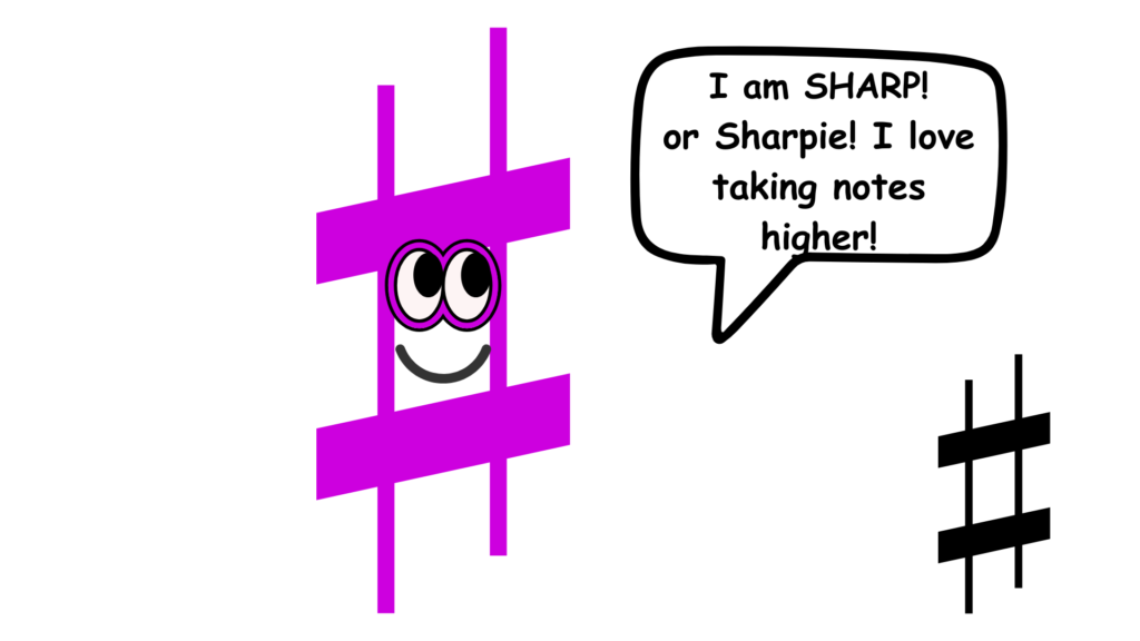 sharp in music for kids