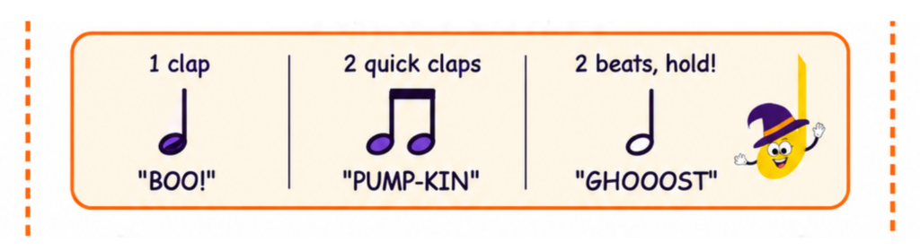 halloween rhythm music activities
